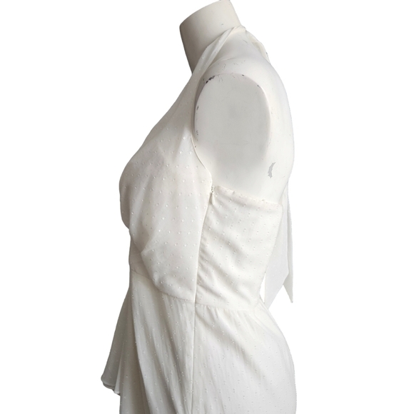 Vince Camuto Womens White Halter Dress Sz 8 - Picture 5 of 12